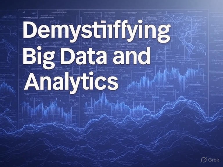 Abstract data analytics graphic
